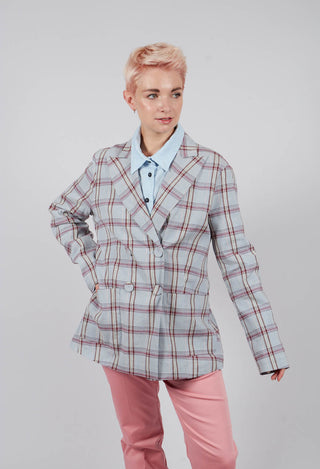 Harmony Jacket in Avio / Brick / Rosa
