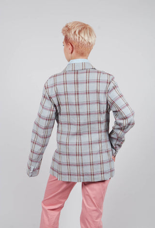 Harmony Jacket in Avio / Brick / Rosa
