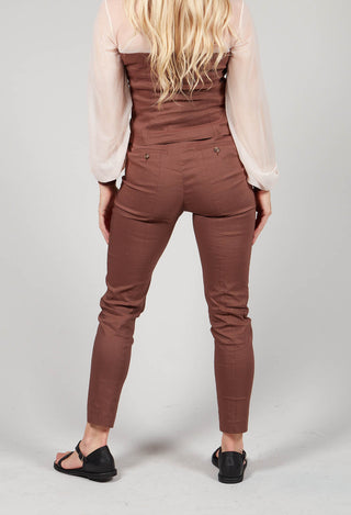 Skinny Trousers in Cioccolato
