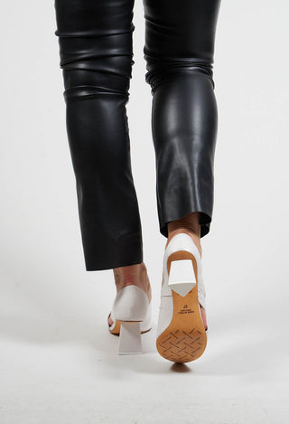 Pointed Heeled Boots in Osso