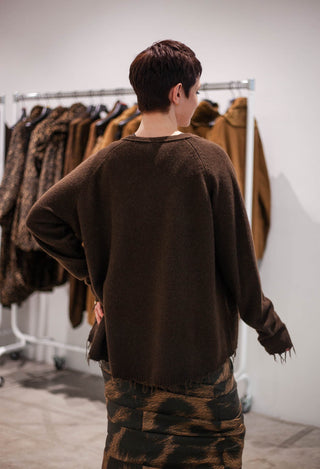 PRE-ORDER - Raw Edge Jumper in Umbra - 1530702