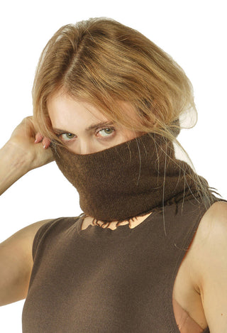 PRE-ORDER - Raw Edge Snood in Umbra - 1534610