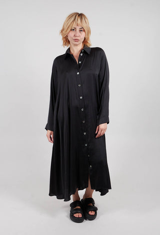 Shirt Dress in Black