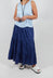 Sharm Maxi Gathered Skirt in Navy