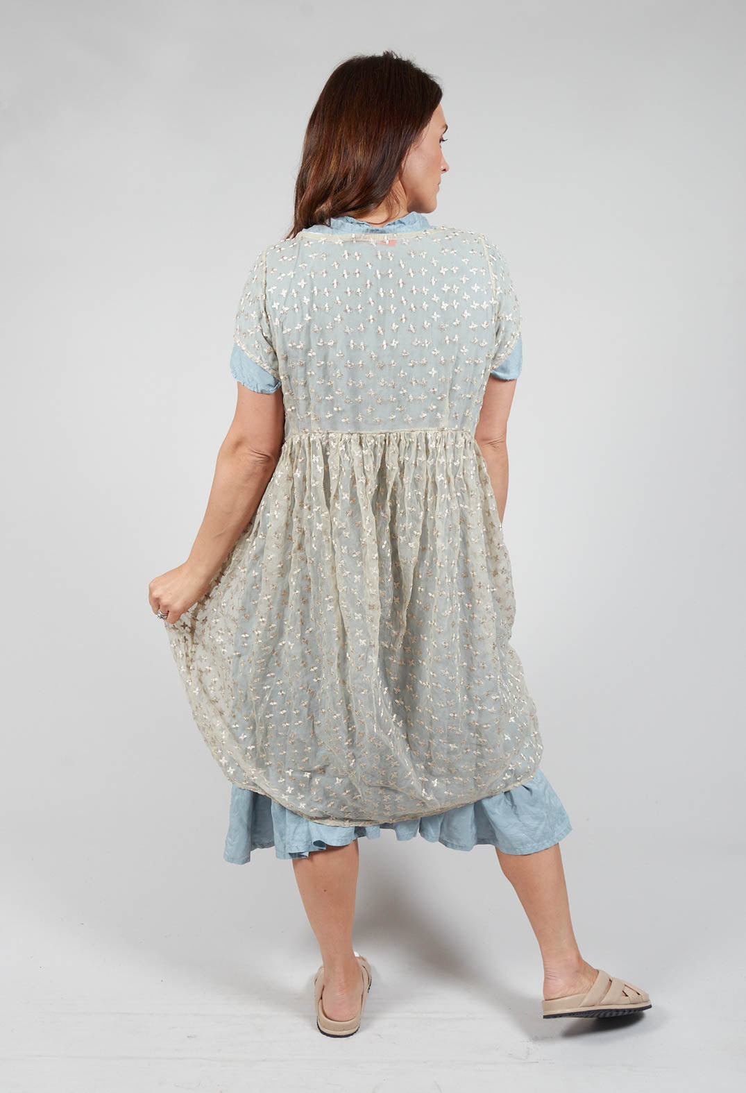 Sheer Smock Dress in Gefühl