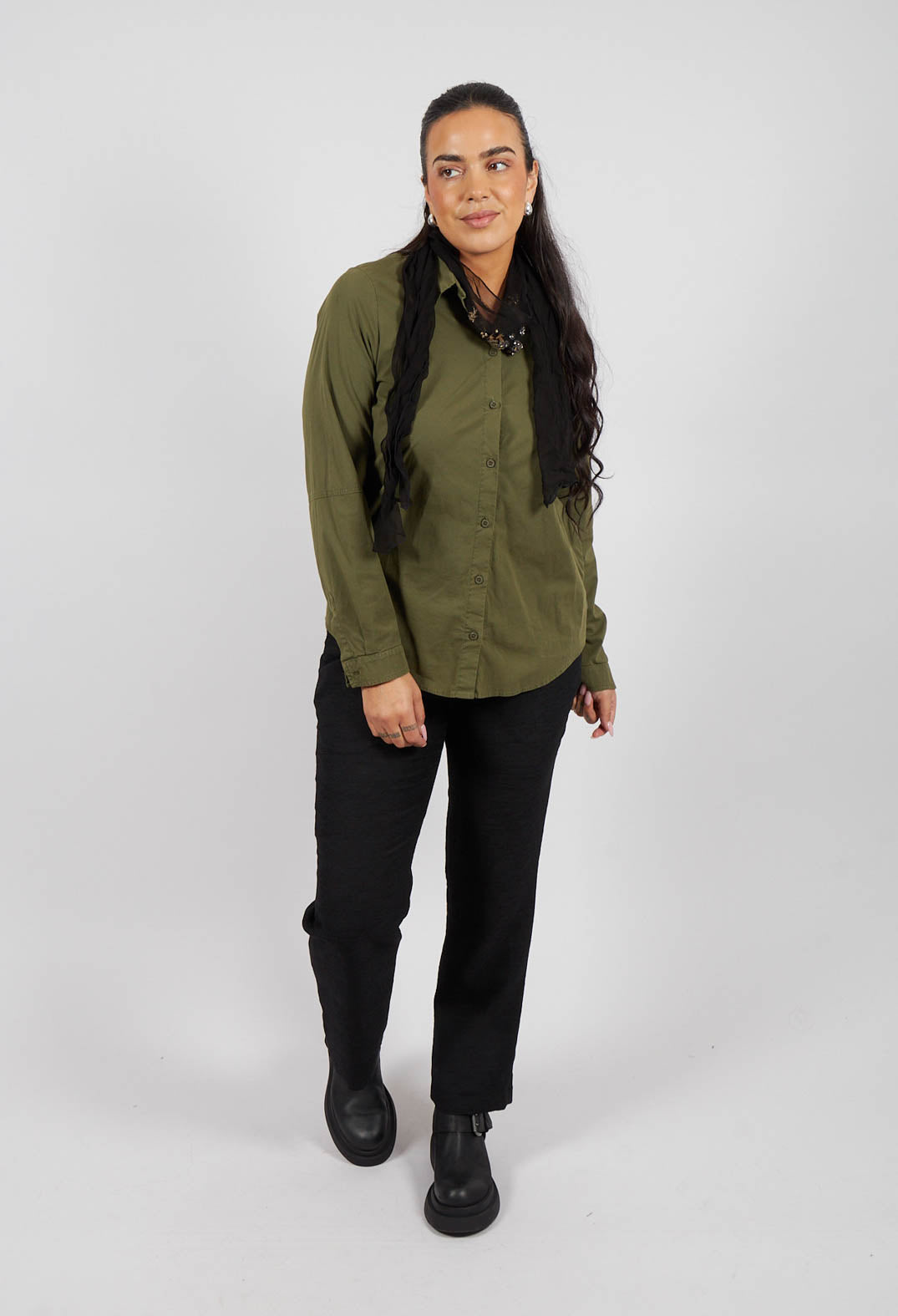 Sheer Jewel Belt in Black