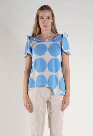 PRE-ORDER - Round Sleeve T-Shirt in Ketchup Print - 1630601 (Pictured in Ice Print)