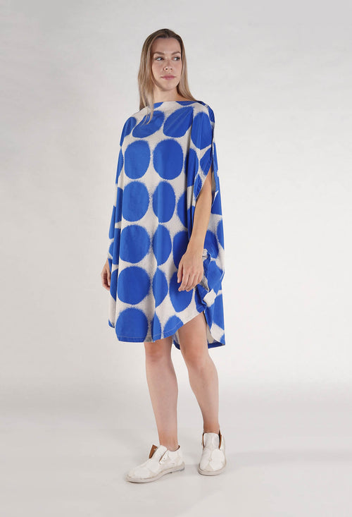 PRE-ORDER - Overcut Sholder Dress in Black Print - 1630909 (Pictured in Electric Print)