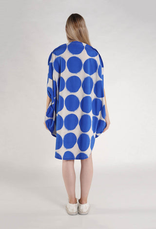 PRE-ORDER - Overcut Sholder Dress in Black Print - 1630909 (Pictured in Electric Print)