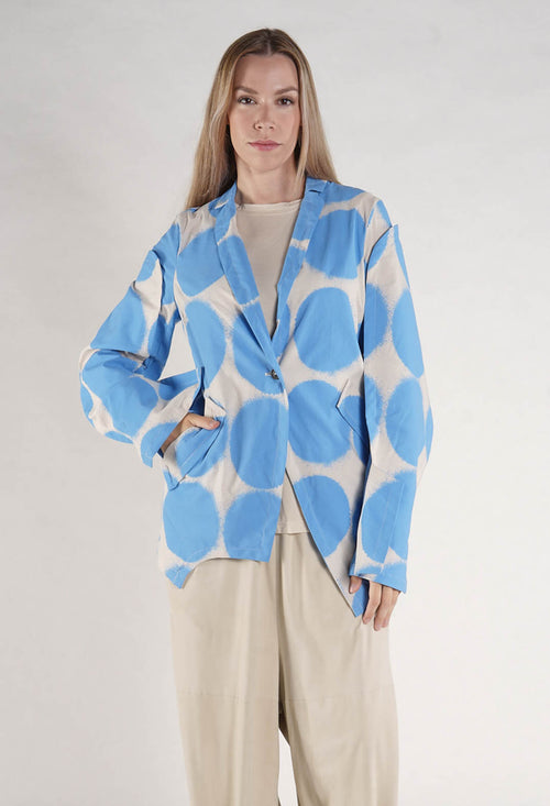 PRE-ORDER - Single Button Jacket in Ketchup Print - 1631112 (Pictured in Ice Print)