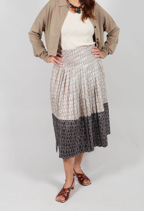 Multipleats Atena Skirt in Moonstruck