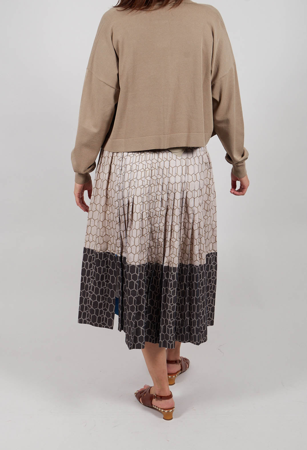 Multipleats Atena Skirt in Moonstruck