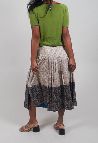 Multipleats Atena Skirt in Moonstruck