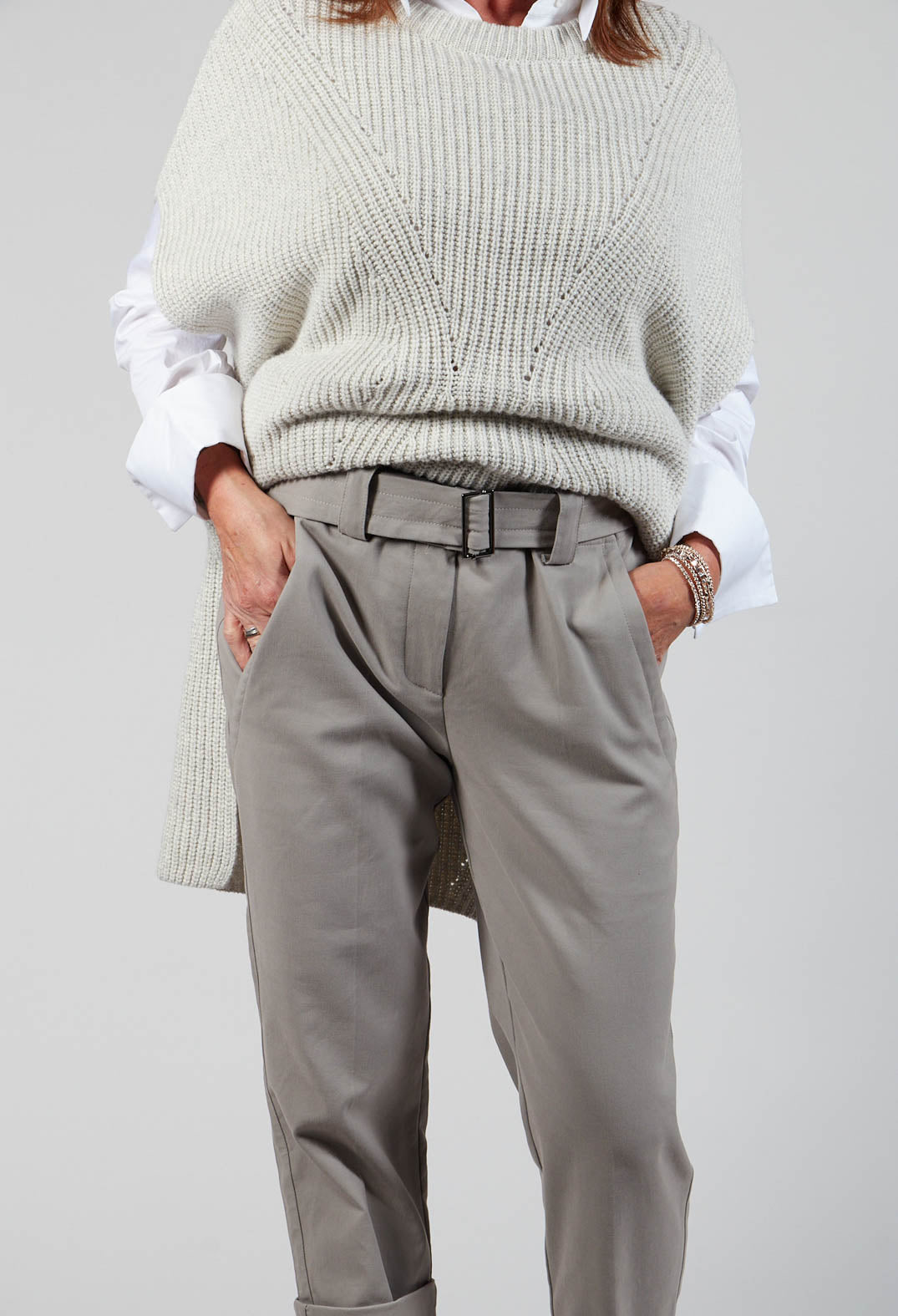 Tailored Trousers in Perla