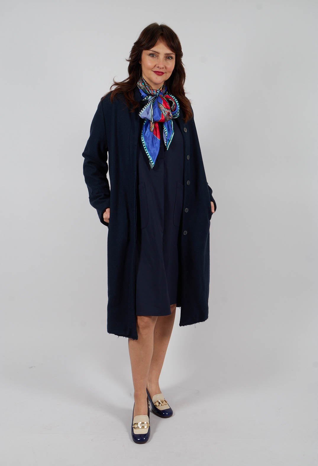 Travel Dress in Dark Navy