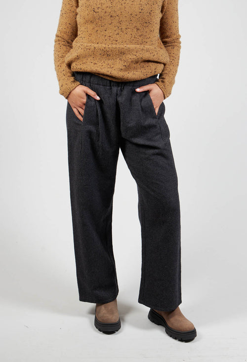 Wide Leg Trousers in Coffee