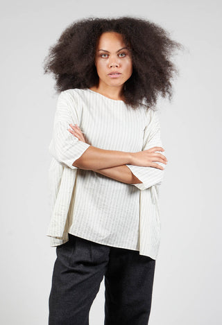 Boxy Top in Natural Black