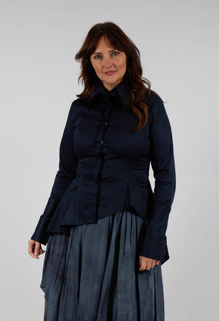 Alma Shirt in Navy Blue