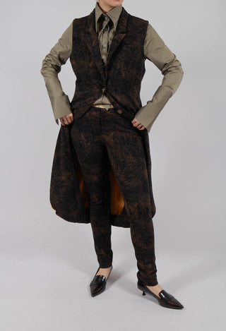 Avio Trousers in Black/Beige