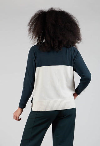 Polo Neck in Peacock Green