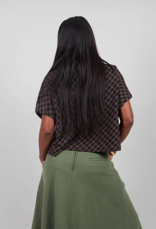 Shirt Diva in Brown/Black