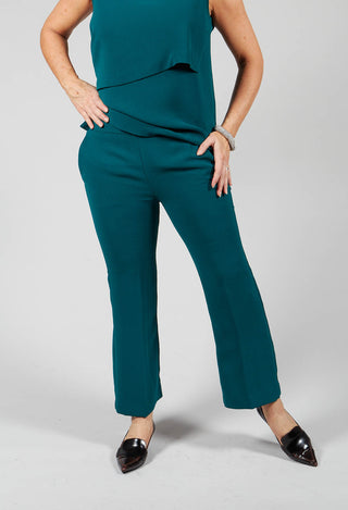 Trousers in Verde Bottiglia