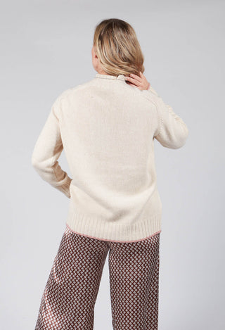 Sweater in Bianco Rugiada