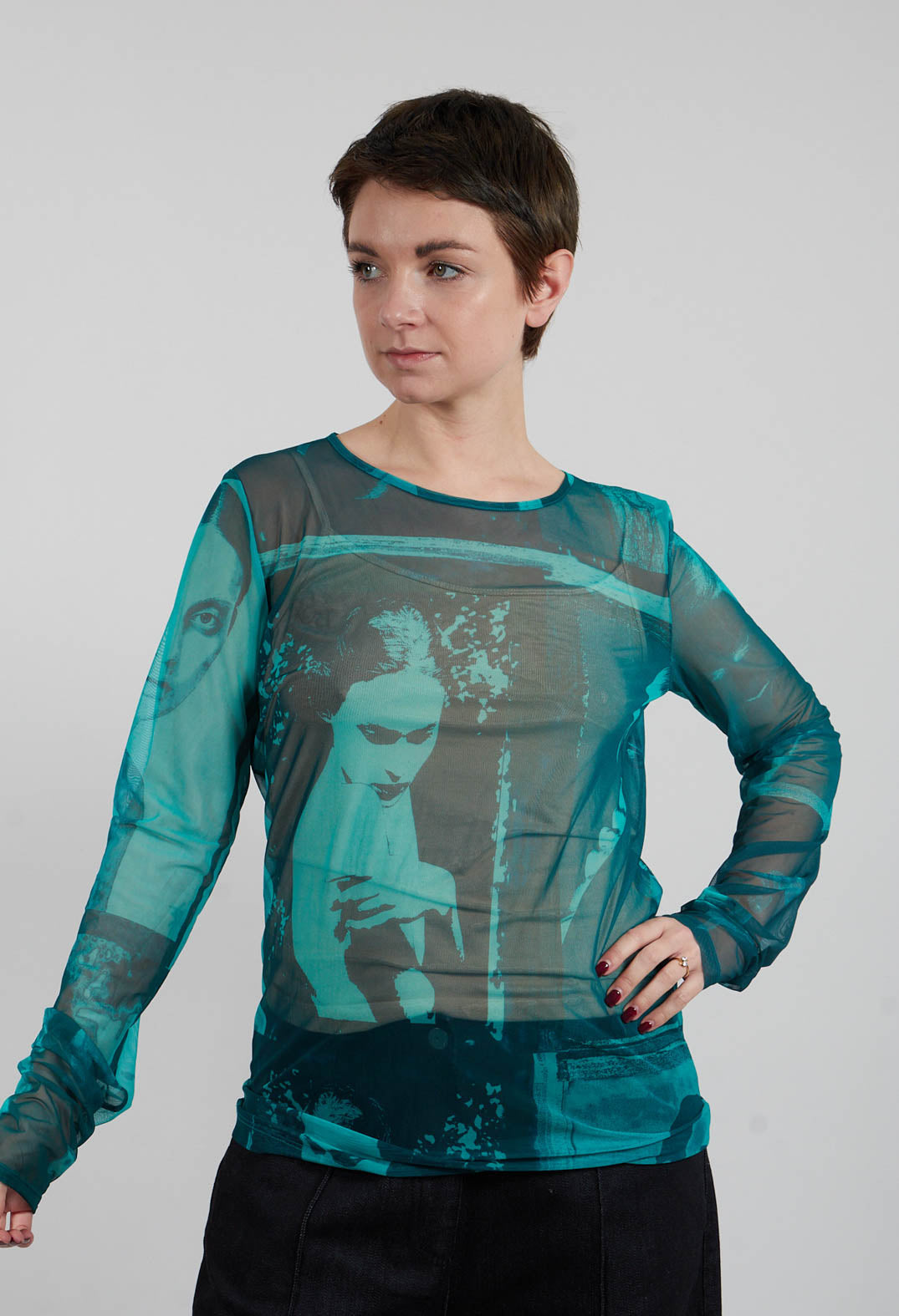 Printed Mesh Top in Clinico