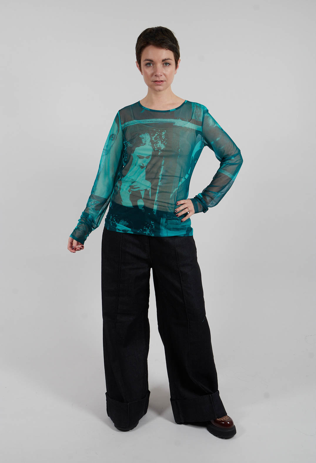Printed Mesh Top in Clinico
