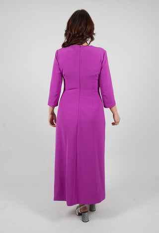 Tailored Maxi Dress in Ciclamino