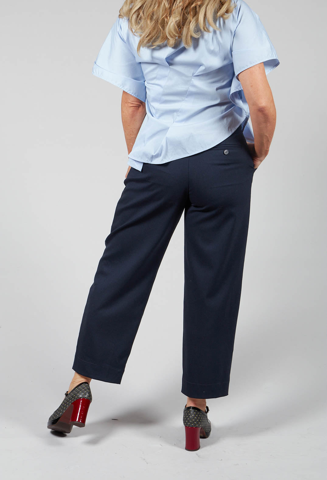 Tailored Trousers in Navy