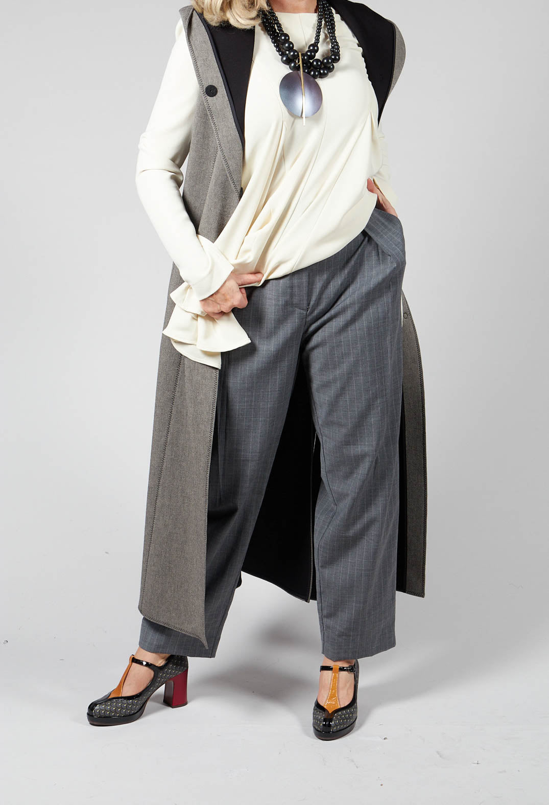 Tailored Trousers in Asfalto