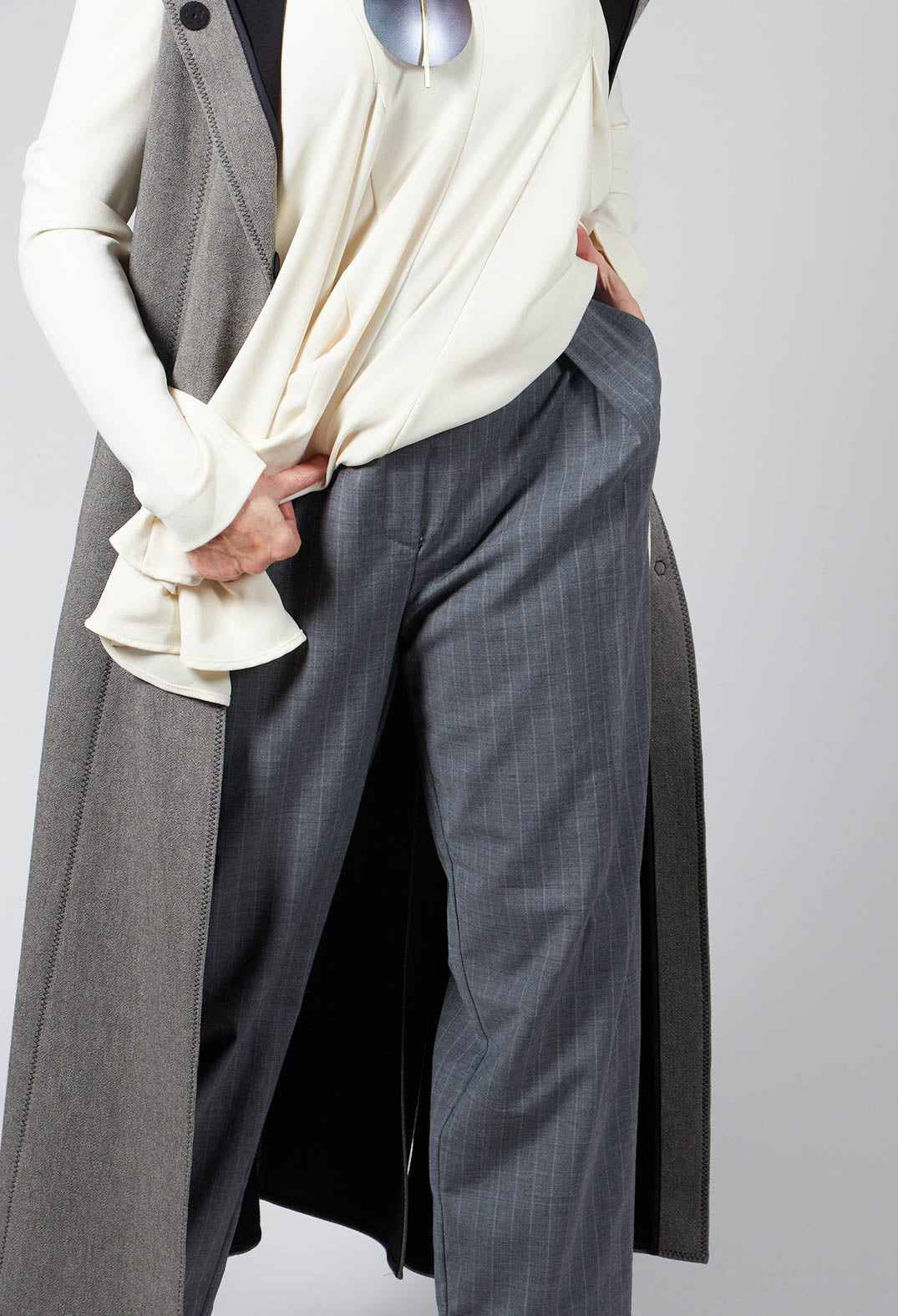 Tailored Trousers in Asfalto