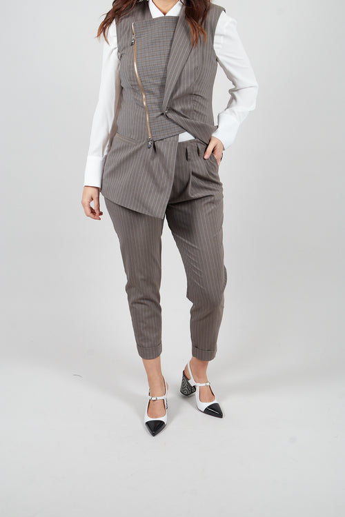 Tailored Trousers in Brown