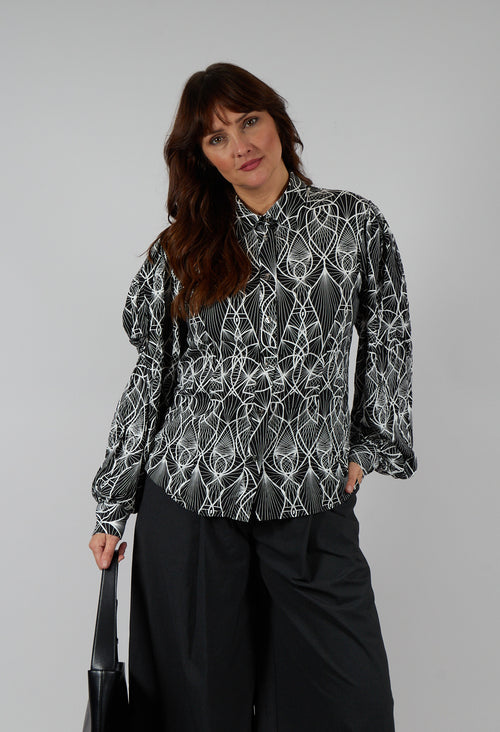 Aztec Shirt in Black