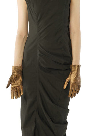 PRE-ORDER - Leather Gloves in Bronze - 1802002