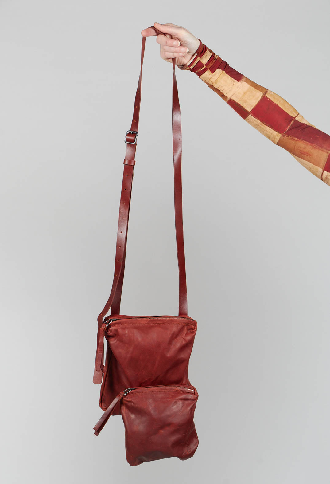 Twin Pocket Bag in Waxy Cinnamon