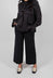 High Waisted Tailored Trousers in Black
