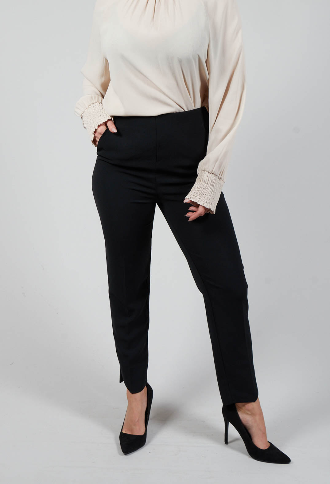 Cigarette Trousers in Black