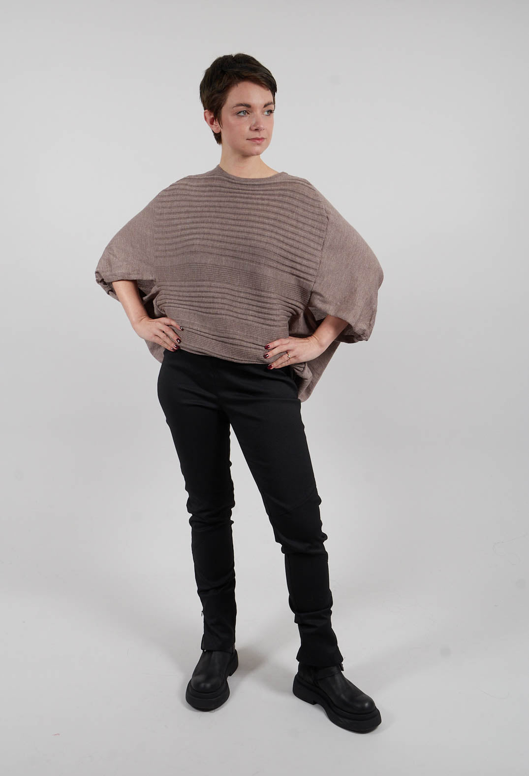 Tailored Trousers in Cornindone Black