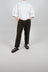 Straight Leg Trousers in Charcoal