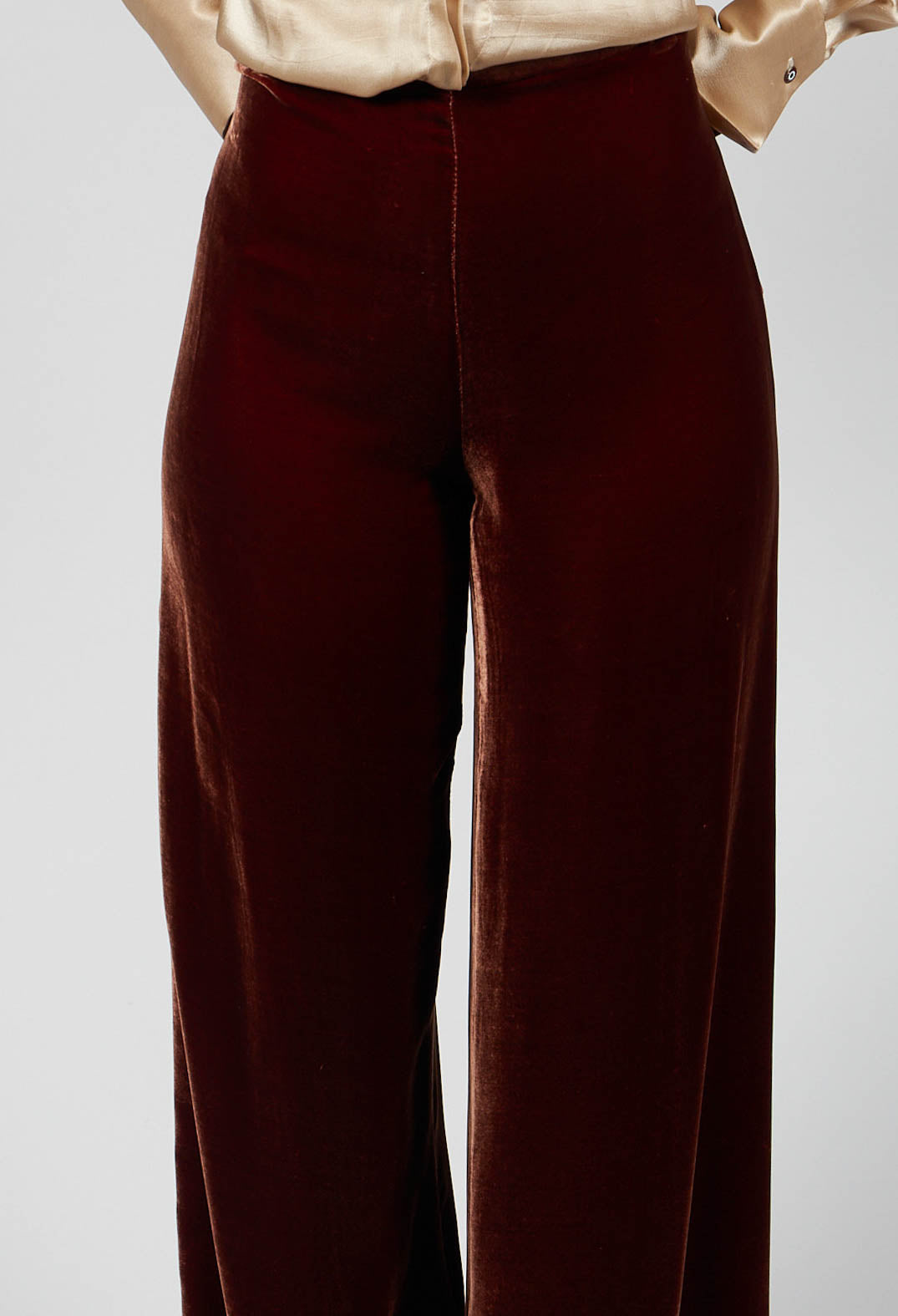 Velvet Trousers in Copper