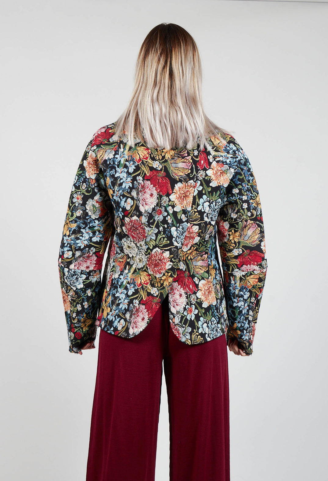Embroidered Blazer in Multicolour