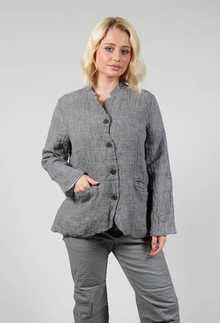 Relaxed Jacket in Salt and Pepper