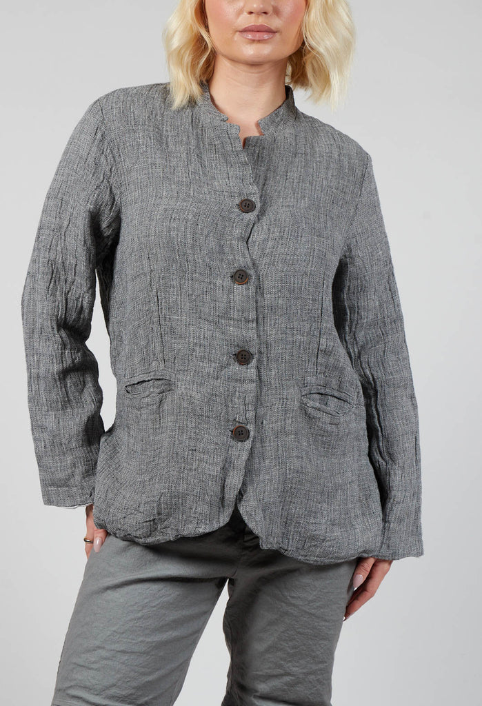 Relaxed Jacket in Salt and Pepper