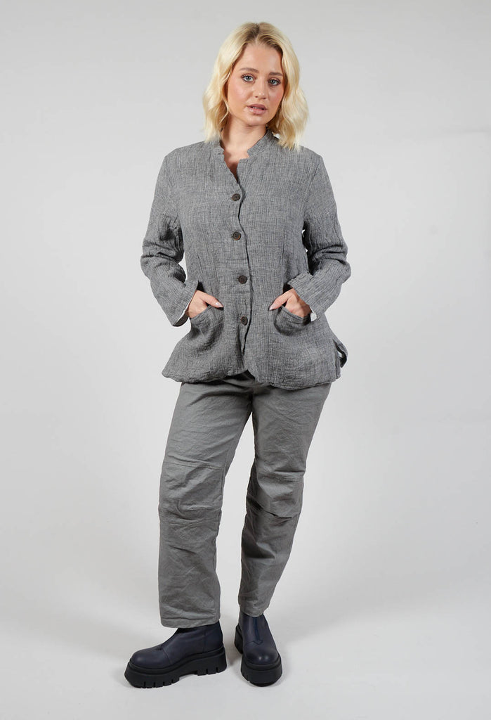Relaxed Jacket in Salt and Pepper