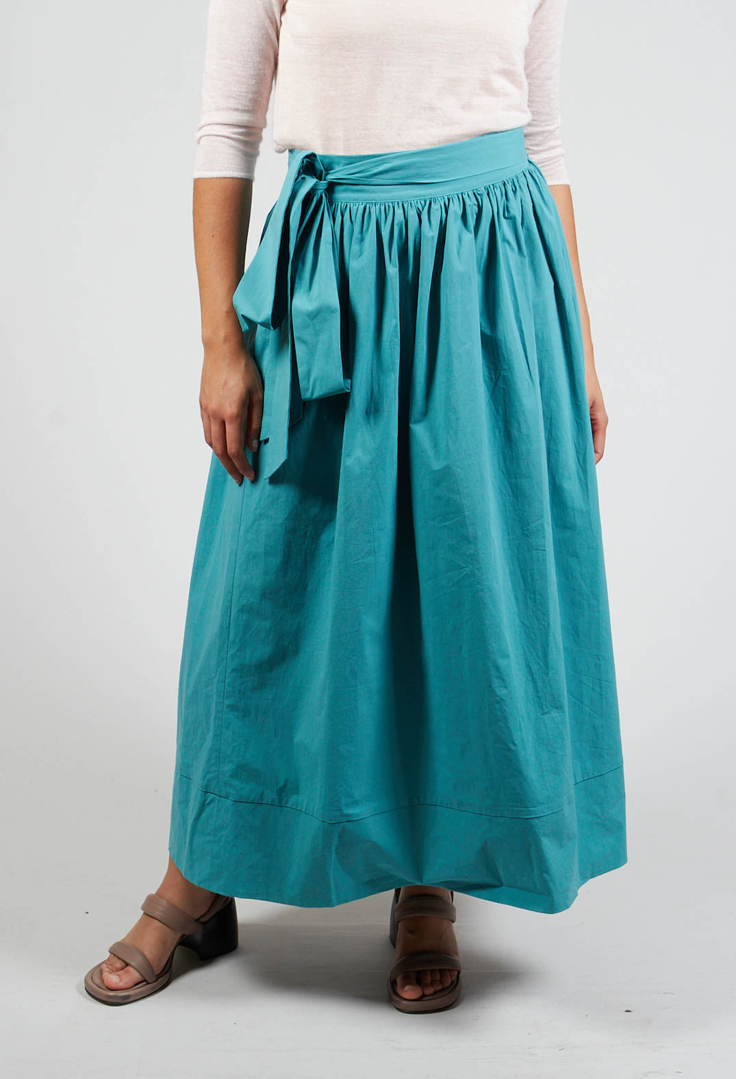 Sash Skirt in Turquoise