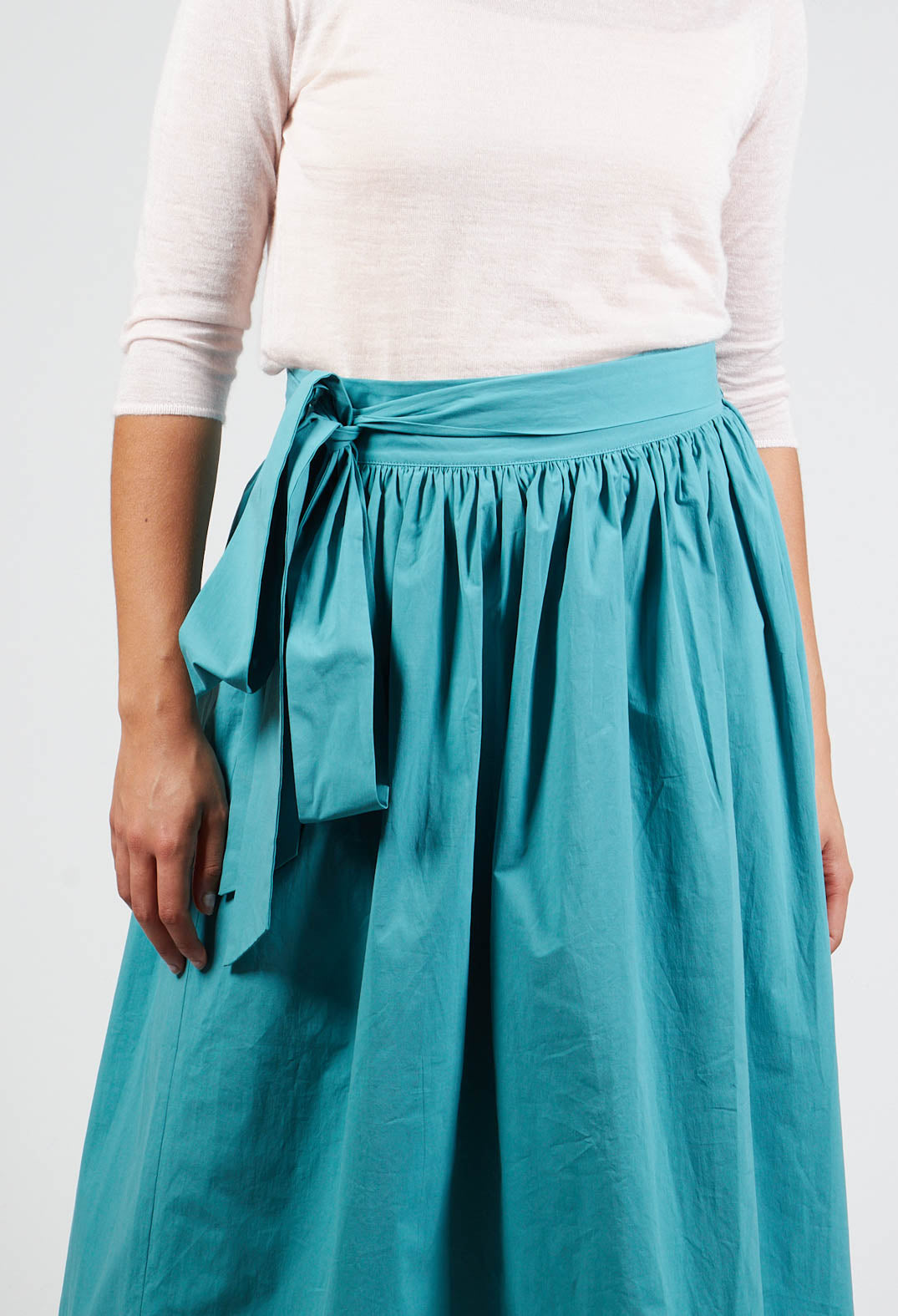 Sash Skirt in Turquoise