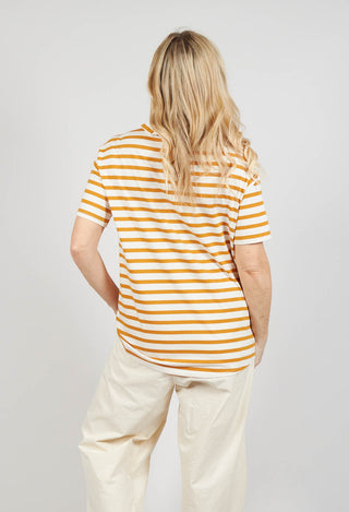 Jersey Polo Shirt in Milk Pumpkin