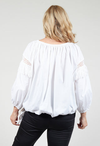 Beatrice B white blouse